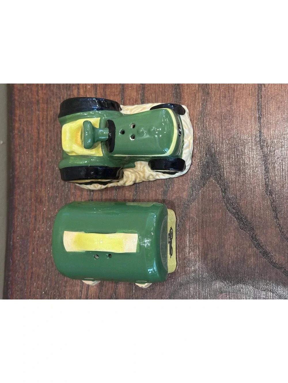 John Deere Tractor and Lunch Box Salt and Pepper Shakers